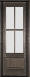 Farmhouse Exterior Doors 4 Lite Flemish Glass