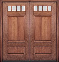4 lite craftsman double door