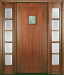 9 lite prairie door with sidelights